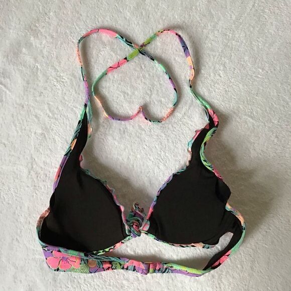 Victoria’s Secret Floral Halter Bikini Top - Picture 2 of 6